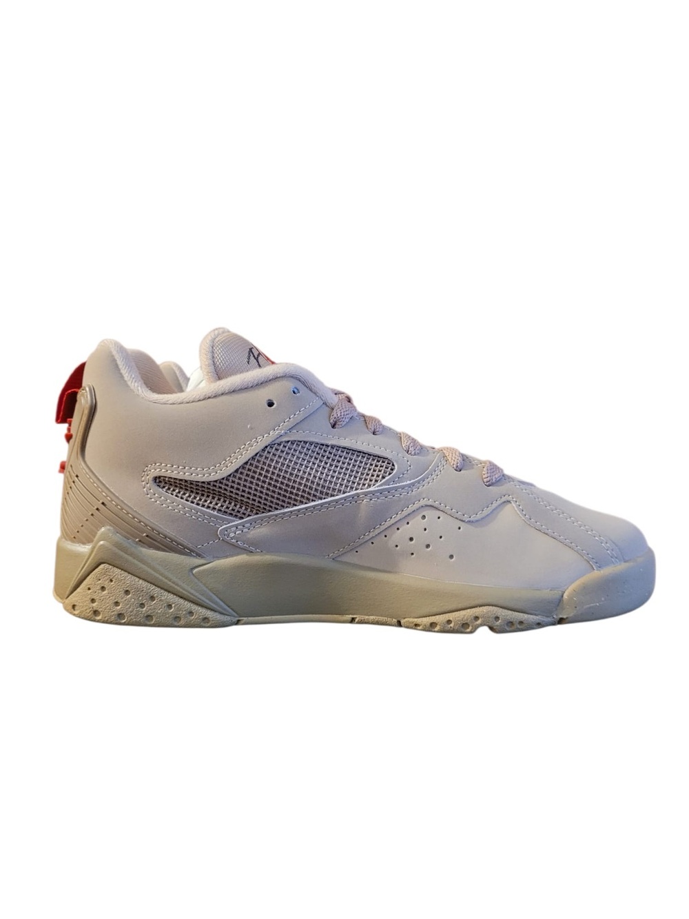 Jordan MVP 92 (GS) Fire Red / Mushroom Box Label